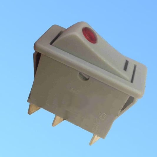Rocker Switch + Neon Grey Suits Dimplex and Many Applications C2500